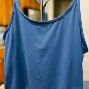 Victoria’s Secret PINK Blue Strappy Athletic Work out Tank‎ Women’s Size large